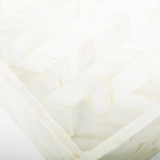 White Mother of Pearl Tray
