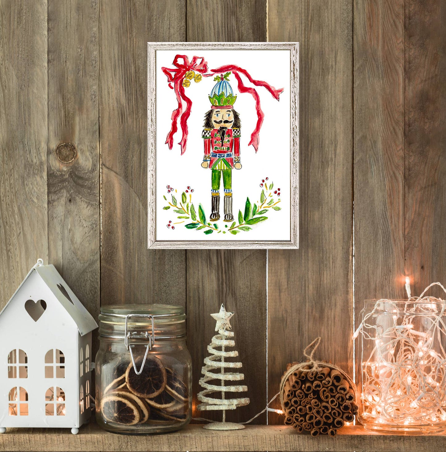 Holiday - Nutcracker Christmas Mini Framed Canvas