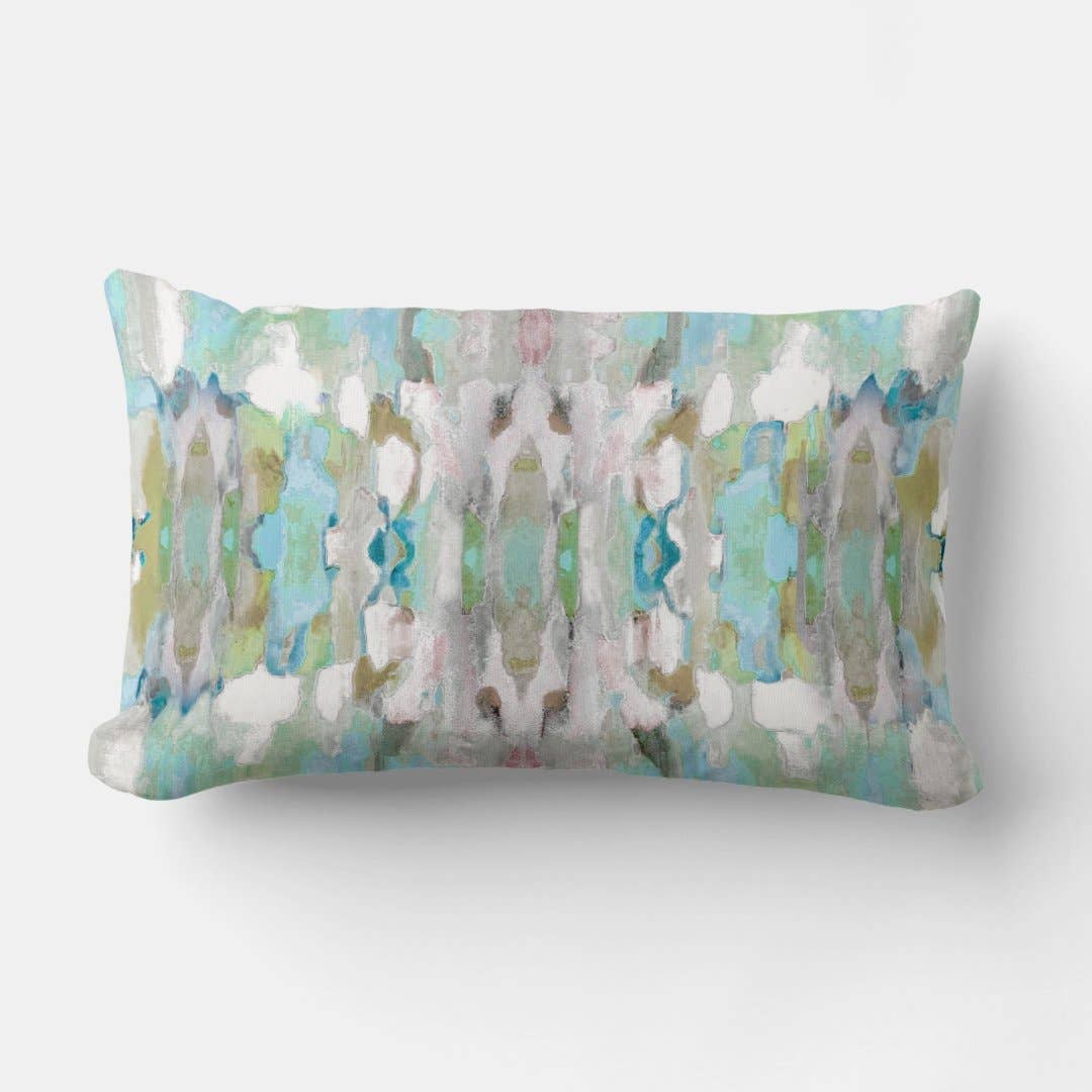 Layla Blue 12x20" Lumbar Pillow